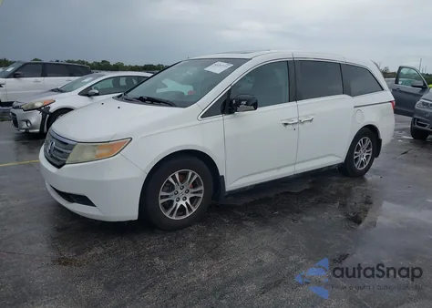 2011 Honda Odyssey Ex-L from USA, damaged, VIN 5FNRL5H60BB067481